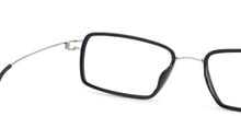 Load image into Gallery viewer, Silver Rectangle Full Rim Unisex Eyeglasses by Lenskart Air Online-124824