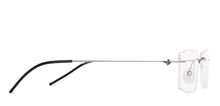 Load image into Gallery viewer, Silver Rectangle Rimless Unisex Eyeglasses by Vincent Chase-142697