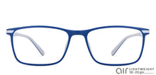 Load image into Gallery viewer, Blue Rectangle Full Rim Unisex Eyeglasses by Lenskart Air Online-130305