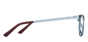 Blue Rectangle Full Rim Unisex Eyeglasses by Vincent Chase Online-124852