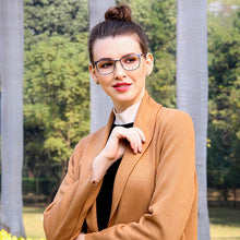 Load image into Gallery viewer, Blue Rectangle Full Rim Unisex Eyeglasses by Vincent Chase Online-124852