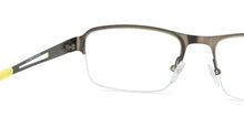 Load image into Gallery viewer, Gunmetal Rectangle Half Rim Unisex Eyeglasses by Vincent Chase VC-124873