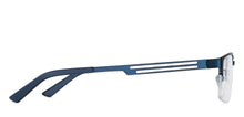 Load image into Gallery viewer, Blue Rectangle Half Rim Unisex Eyeglasses by Vincent Chase VC-124878