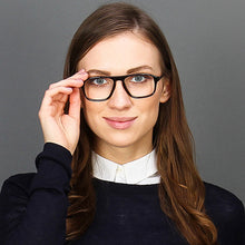 Load image into Gallery viewer, Brown Rectangle Full Rim Unisex Eyeglasses by Vincent Chase Online-124890