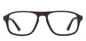 Brown Rectangle Full Rim Unisex Eyeglasses by Vincent Chase Online-124890