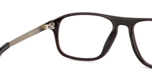 Brown Rectangle Full Rim Unisex Eyeglasses by Vincent Chase Online-124890