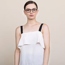 Load image into Gallery viewer, Black Cat Eye Full Rim Women Eyeglasses by Vincent Chase Online-124923