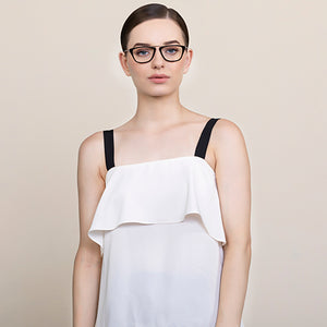 Black Cat Eye Full Rim Women Eyeglasses by Vincent Chase Online-124923