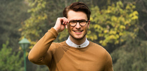 Black Aviator Full Rim Unisex Eyeglasses by Vincent Chase Online-126038