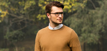 Load image into Gallery viewer, Black Aviator Full Rim Unisex Eyeglasses by Vincent Chase Online-126038
