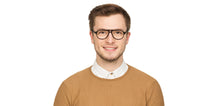 Load image into Gallery viewer, Black Aviator Full Rim Unisex Eyeglasses by Vincent Chase Online-126038