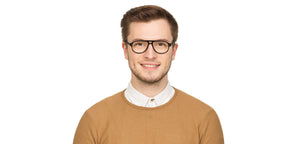 Black Aviator Full Rim Unisex Eyeglasses by Vincent Chase Online-126038