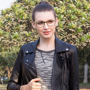 Black Aviator Full Rim Unisex Eyeglasses by Vincent Chase Online-126038