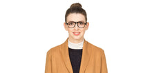 Load image into Gallery viewer, Black Aviator Full Rim Unisex Eyeglasses by Vincent Chase Online-126039