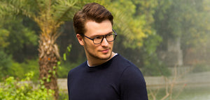 Black Aviator Full Rim Unisex Eyeglasses by Vincent Chase Online-126039