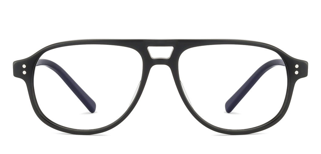 Black Aviator Full Rim Unisex Eyeglasses by Vincent Chase Online-126039