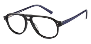 Black Aviator Full Rim Unisex Eyeglasses by Vincent Chase Online-126039