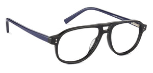 Black Aviator Full Rim Unisex Eyeglasses by Vincent Chase Online-126039