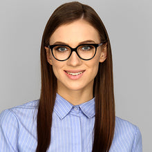 Load image into Gallery viewer, Black Cat Eye Full Rim Women Eyeglasses by Vincent Chase Online-126058