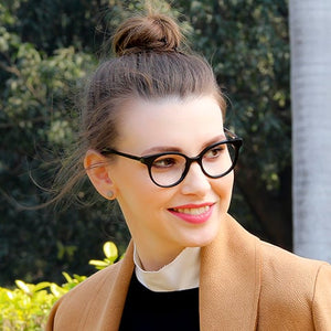 Black Cat Eye Full Rim Women Eyeglasses by Vincent Chase Online-126076