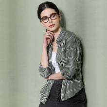 Load image into Gallery viewer, Brown Cat Eye Full Rim Women Eyeglasses by Vincent Chase VC-126077