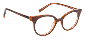 Brown Cat Eye Full Rim Women Eyeglasses by Vincent Chase VC-126077