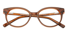 Load image into Gallery viewer, Brown Cat Eye Full Rim Women Eyeglasses by Vincent Chase VC-126077