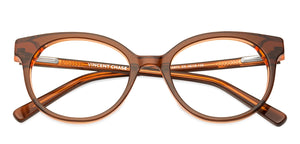 Brown Cat Eye Full Rim Women Eyeglasses by Vincent Chase VC-126077