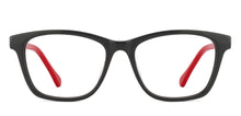 Load image into Gallery viewer, Black Wayfarer Full Rim Unisex Eyeglasses by Vincent Chase VC-126082