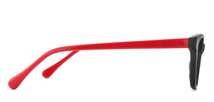 Black Wayfarer Full Rim Unisex Eyeglasses by Vincent Chase VC-126082