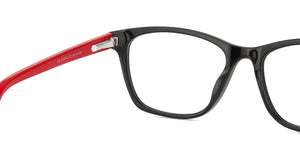 Black Wayfarer Full Rim Unisex Eyeglasses by Vincent Chase VC-126082