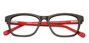 Black Wayfarer Full Rim Unisex Eyeglasses by Vincent Chase VC-126082