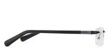 Load image into Gallery viewer, Black Rectangle Rimless Unisex Eyeglasses by Lenskart Air Online-126348