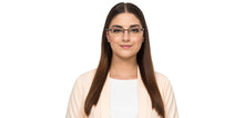 Load image into Gallery viewer, Black Rectangle Half Rim Unisex Eyeglasses by Lenskart Air Online-126365