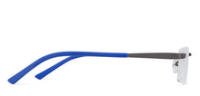 Load image into Gallery viewer, Gunmetal Rectangle Rimless Unisex Eyeglasses by Vincent Chase VC-126367