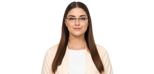 Grey Rectangle Rimless Unisex Eyeglasses by Lenskart Air Online-126375