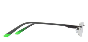 Grey Rectangle Rimless Unisex Eyeglasses by Lenskart Air Online-126375