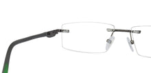 Load image into Gallery viewer, Grey Rectangle Rimless Unisex Eyeglasses by Lenskart Air Online-126375