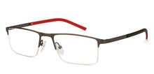 Load image into Gallery viewer, Gunmetal Rectangle Half Rim Unisex Eyeglasses by Vincent Chase Online-126397