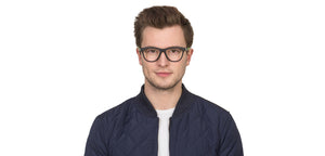 Grey Wayfarer Full Rim Unisex Eyeglasses by Lenskart Air Online-126426