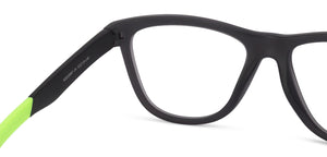 Grey Wayfarer Full Rim Unisex Eyeglasses by Lenskart Air Online-126426