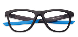 Black Wayfarer Full Rim Unisex Eyeglasses by Lenskart Air Online-126427