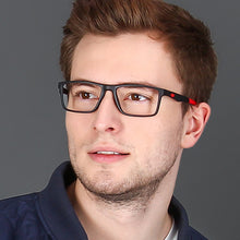 Load image into Gallery viewer, Black Rectangle Full Rim Unisex Eyeglasses by Lenskart Air Online-126428