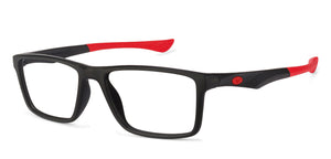 Black Rectangle Full Rim Unisex Eyeglasses by Lenskart Air Online-126428