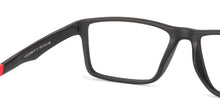 Load image into Gallery viewer, Black Rectangle Full Rim Unisex Eyeglasses by Lenskart Air Online-126428