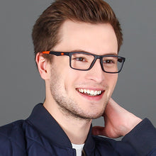 Load image into Gallery viewer, Blue Rectangle Full Rim Unisex Eyeglasses by Lenskart Air Online-126430