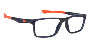 Blue Rectangle Full Rim Unisex Eyeglasses by Lenskart Air Online-126430