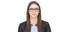 Load image into Gallery viewer, Black Rectangle Full Rim Unisex Eyeglasses by Lenskart Air Online-126431