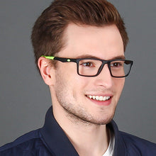 Load image into Gallery viewer, Black Rectangle Full Rim Unisex Eyeglasses by Lenskart Air Online-126431