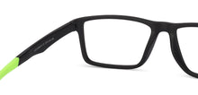 Load image into Gallery viewer, Black Rectangle Full Rim Unisex Eyeglasses by Lenskart Air Online-126431